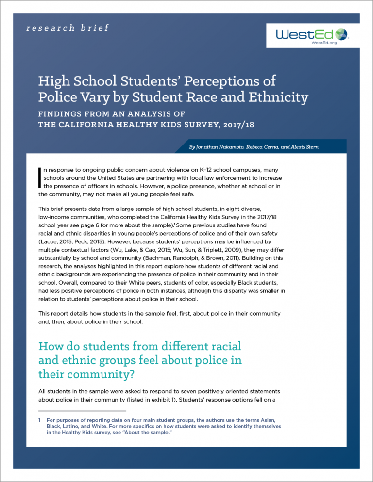 California Healthy Kids Survey (CHKS)