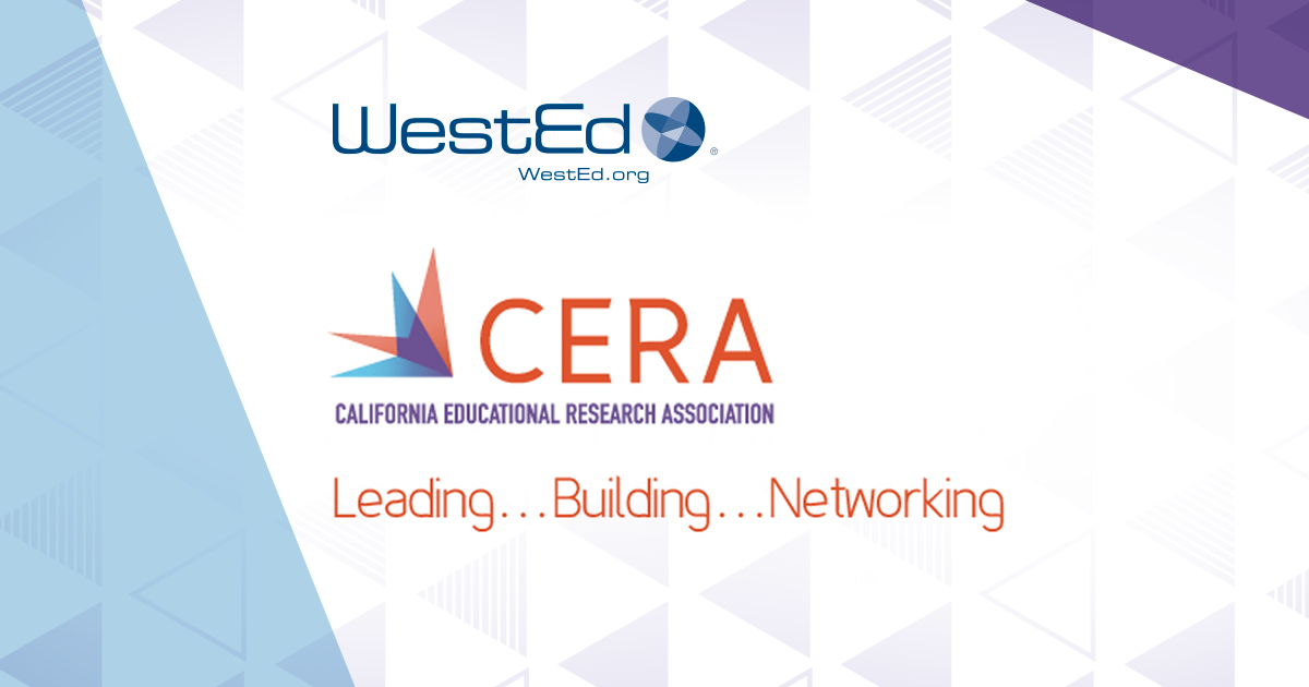 Join WestEd at the 2020 CERA Virtual Conference