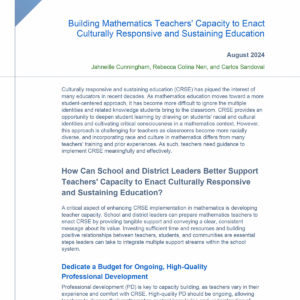 research about mathematics education